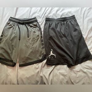 Nike elite and Jordan shorts. Size Medium.